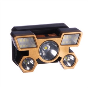 Lampara Led Negro Dorado